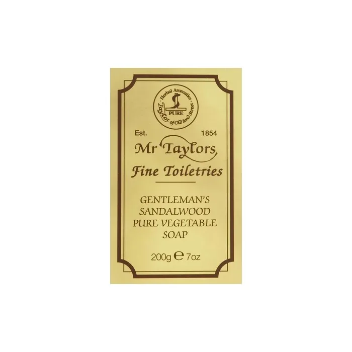 Taylor of Old Bond Street Sandalwood Pure Vegetable Bath Soap 200g