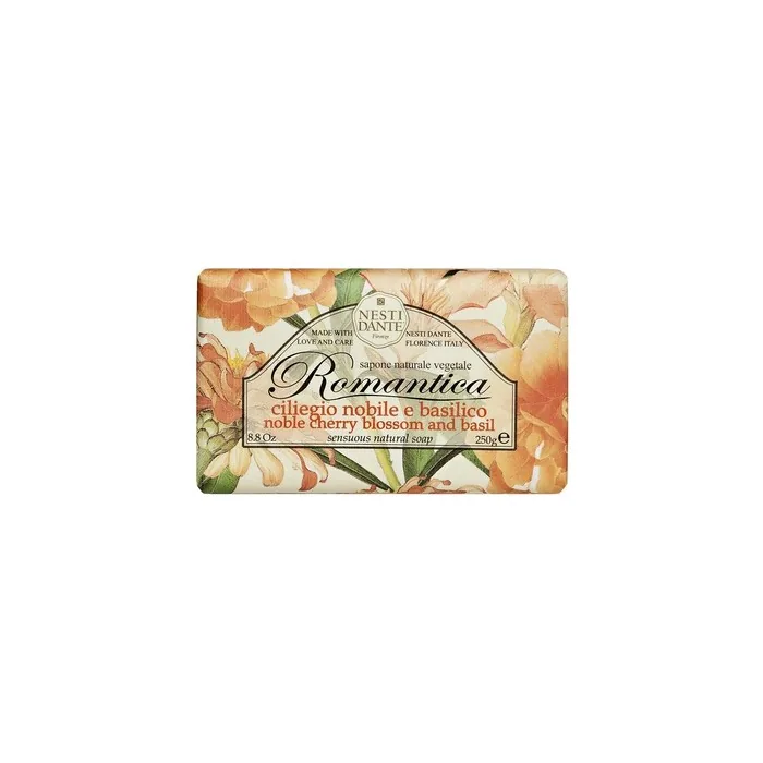 Nesti Dante ROMANTICA Cherry Blossom & Basil Soap 250g