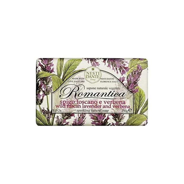 Nesti Dante Romantica Florentine Rose & Peony Soap 250g Lavender & Verbena