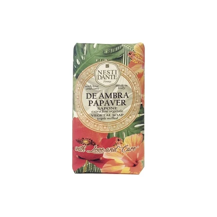 Nesti Dante De Ambra Papaver No.9 Soap 250g Papaya