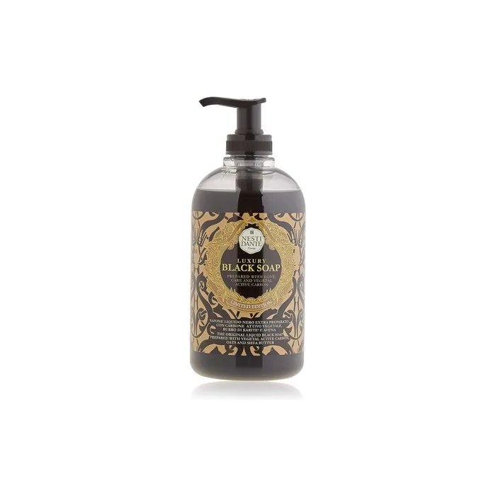 Nesti Dante Luxury Black Liquid Soap with Activated Charcoal 500ml