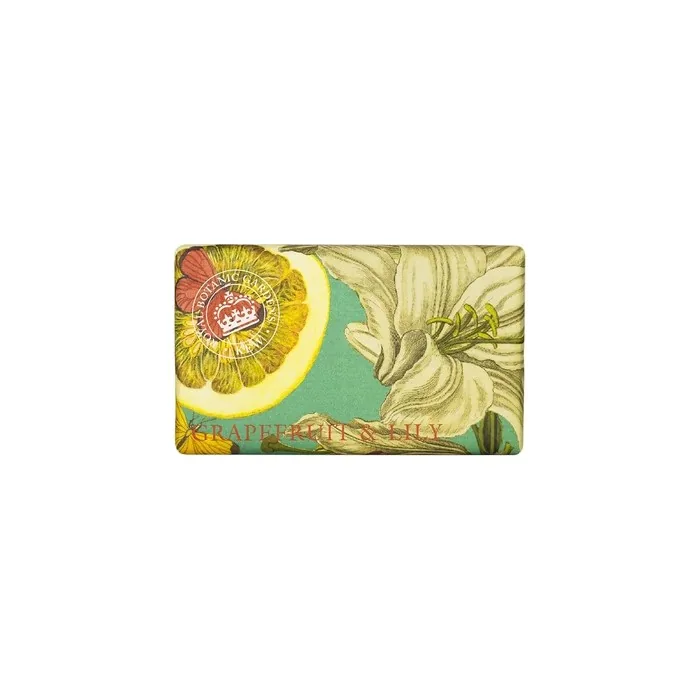 The English Soap Company Royal Botanical Gardens Kew Wrapped Soap Bar Luxury Grapefruit Shea Butter Soap 240g