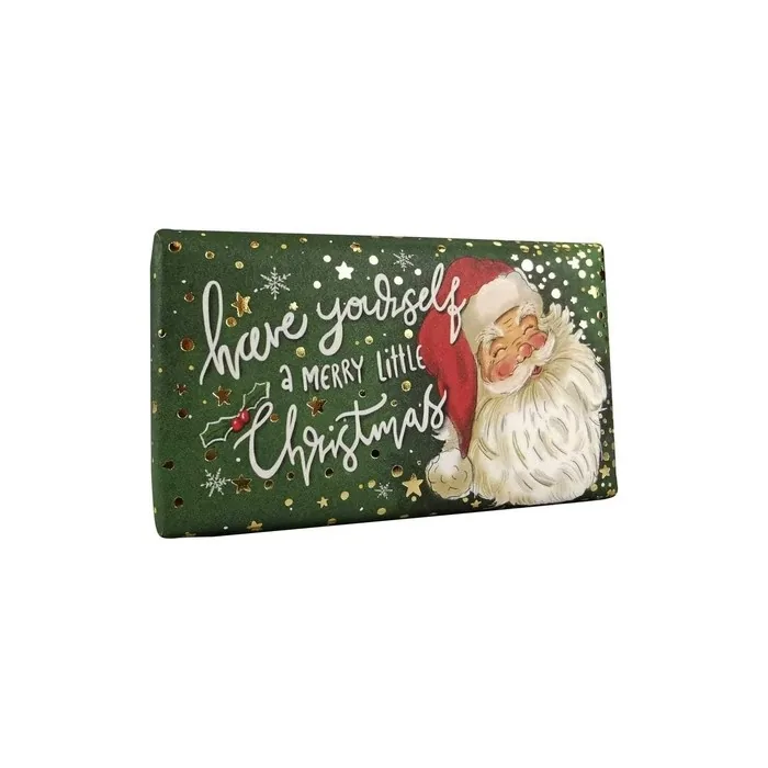 The English Soap Company Festive Soap Bar 190g Santa Cinnamon and Orange
