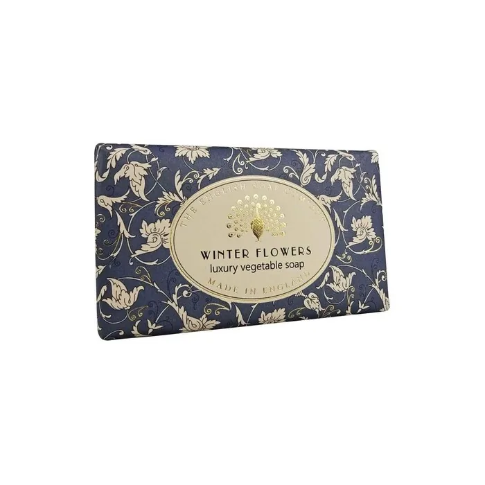 The English Soap Company Festive Soap Bar 190g Winter Flowers
