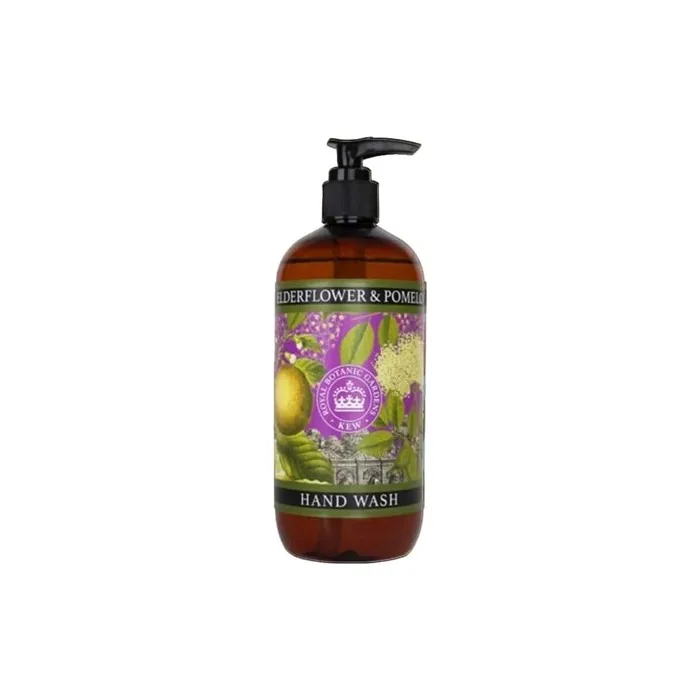 The English Soap Company Kew Gardens Hand and Body Wash with Aloe Vera and Vitamin E Elderflower and Pomelo Scent 500ml