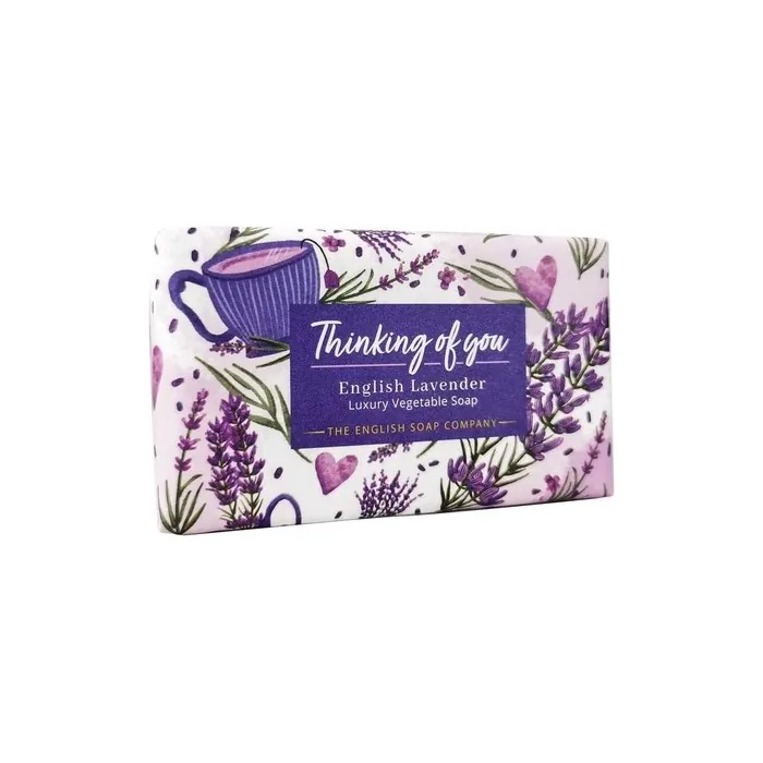 The English Soap Company Thinking Of You English Lavender Soap Bar 190g