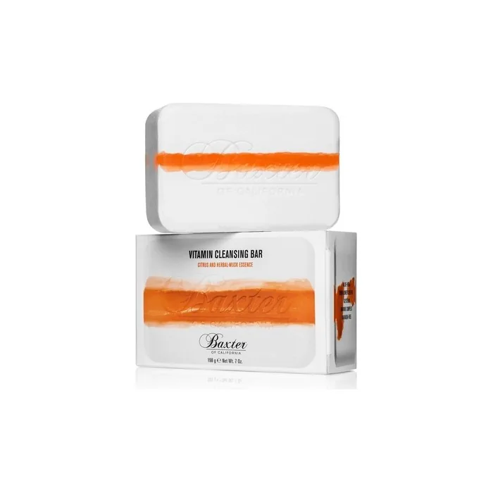 Baxter of California Vitamin Cleansing Bar for Men Citrus and Herbal Musk Essence 7 Oz