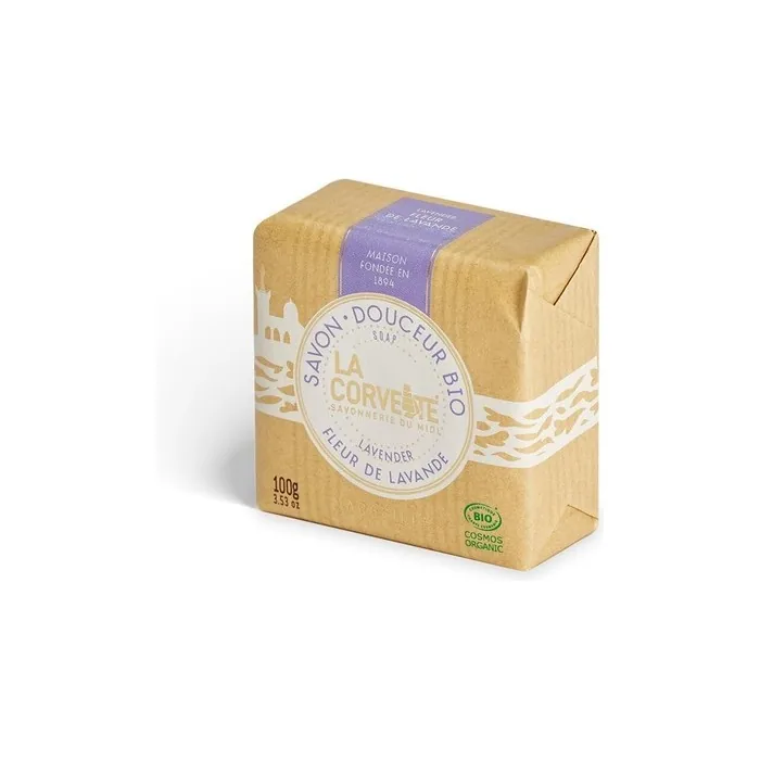 La Corvette Organic Lavender Flower Gentle Soap 100g