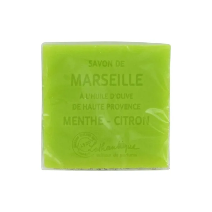 Lothantique Marseille Soap Fragranced 100g - Mint Lemon