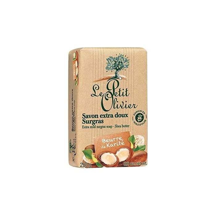 Le Petit Olivier Extra Mild Shea Butter Soap 250g from France