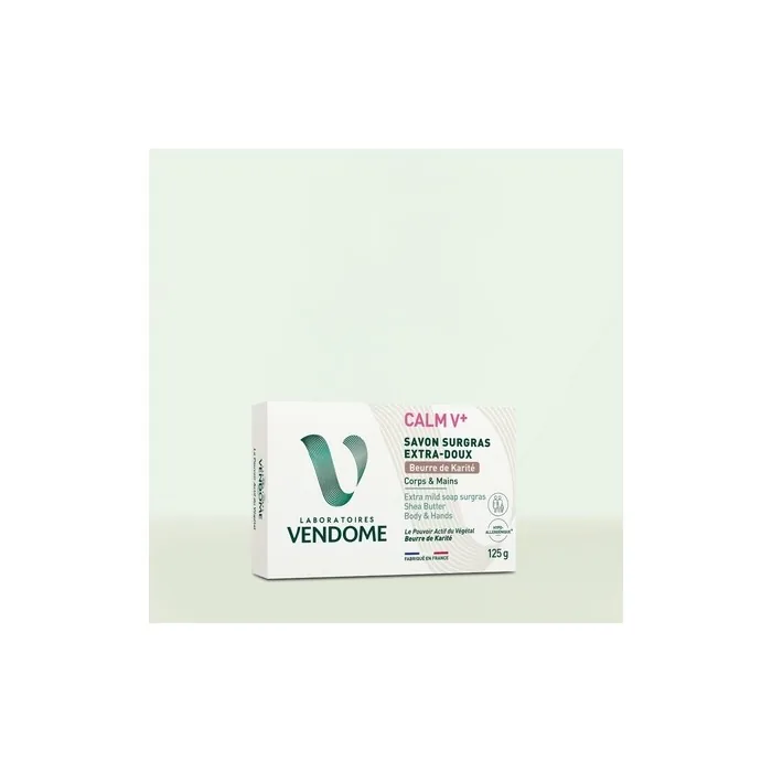 Calm V+ Extra-Gentle Surgras Soap with Shea Butter - Cleanses & Leaves Skin