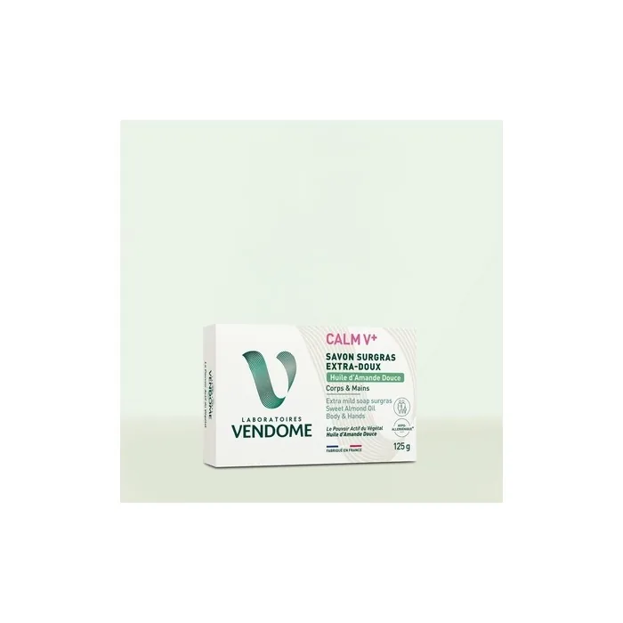 Vendome Laboratories Calm V+ Extra-Gentle Surgras Sweet Almond Soap