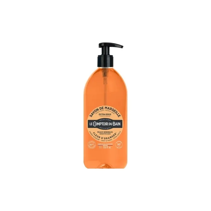 Le Theke Du Bad Traditional Marseille Soap Orange Blossom 1L