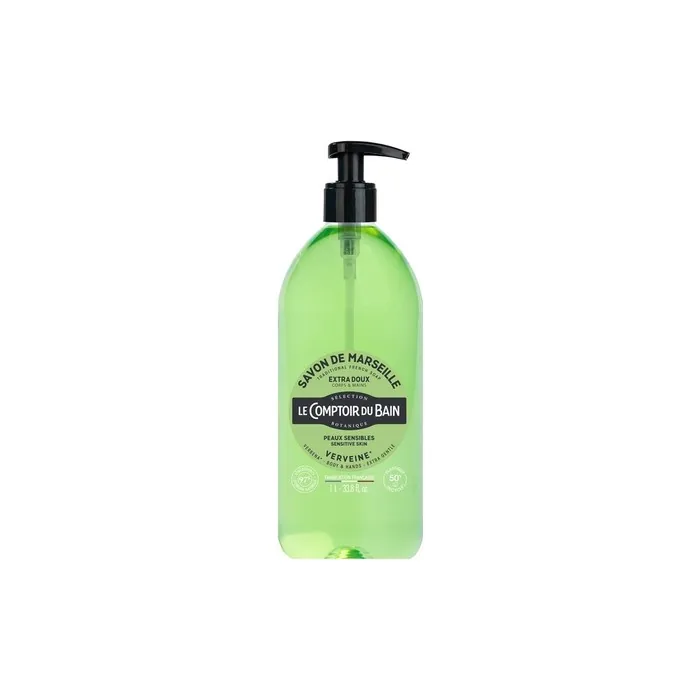 Le Comptoir Du Bain Traditional Soap from Marseille Verbena 1L
