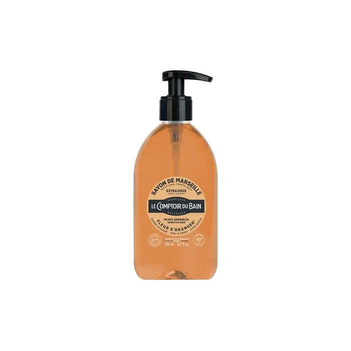 Le Theke Du Bad Traditional Marseille Soap Orange Blossom 500ml