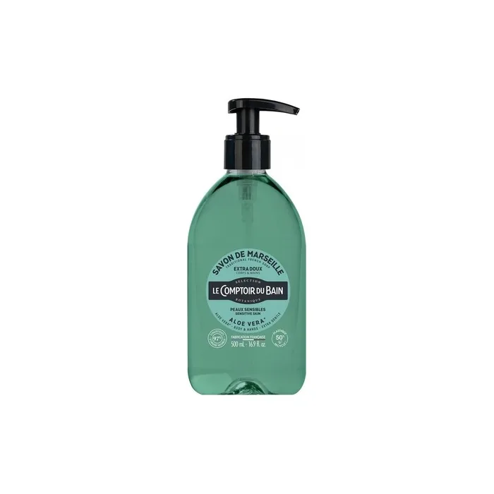 Le Theke Du Bad Traditional Marseille Soap Aloe 500ml