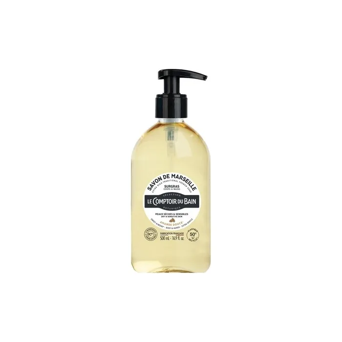 Le Comptoir Du Bain Marseille Soap Superfatted Sweet Almond 500ml