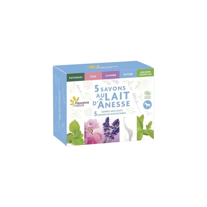 Chest of 5 Soaps with Donkey Milk 500g - Pack of 5