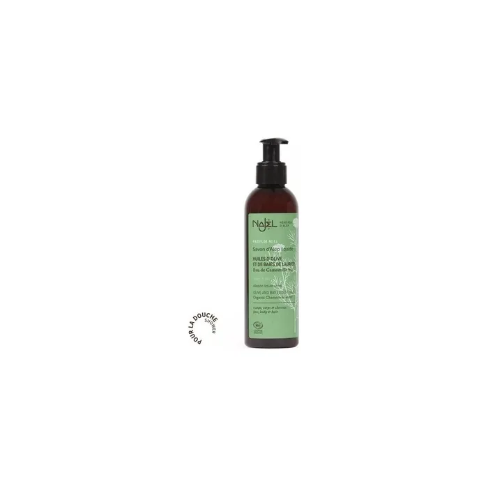 Najel Liquid Aleppo Soap with Organic Chamomile Water 200g