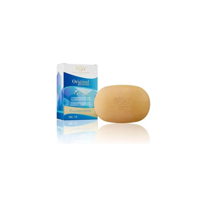 Fair and White Glutathione Exfoliating Soap 7oz 200g with Vitamin C