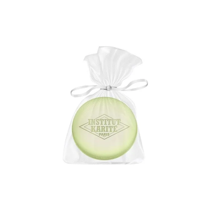 Institut Karité Paris Shea Butter Macaron Soap Lemon Verbena Scent 27g - Gentle Cleansing Care for Hands and Body