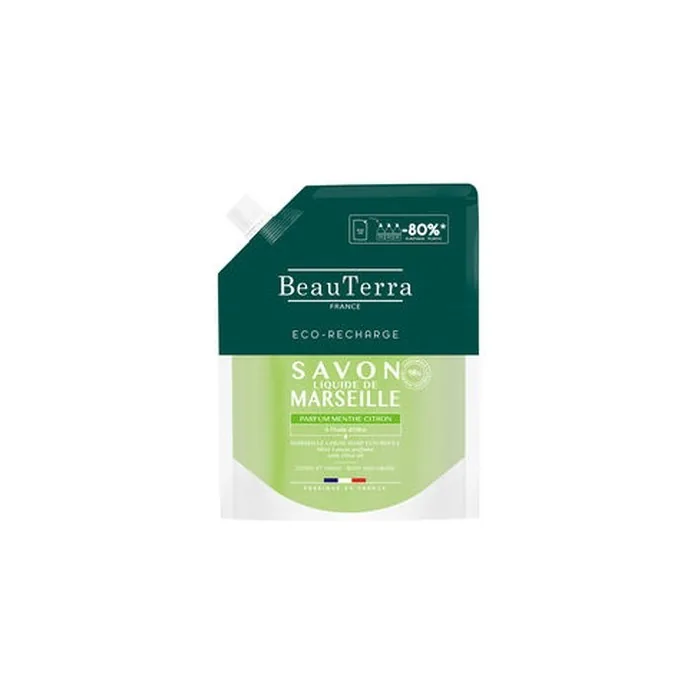 Marseille Mint-Lemon Soap Refill 900 Ml