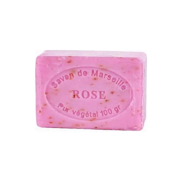 Marseille Soap Rose Petal Cubes 100g