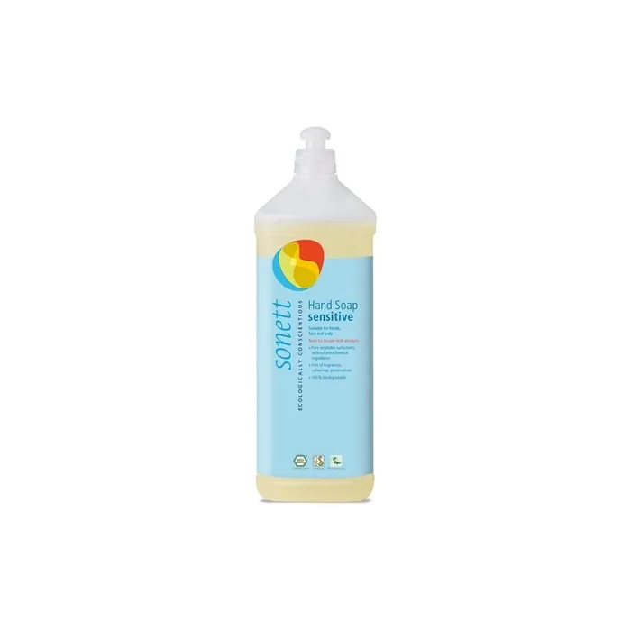 Sonett Neutral Hand and Body Soap Liquid by Greenfibres 1L