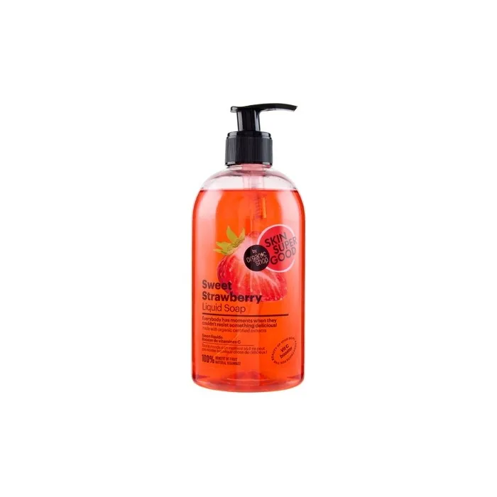 Organic Shop Skin Super Good Sweet Strawberry Liquid Soap 500 Ml