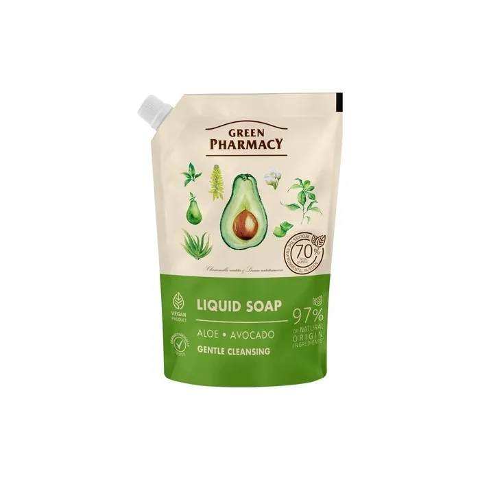 Elfa Pharm Green Pharmacy Liquid Soap Aloe Avocado 460 Ml Refill
