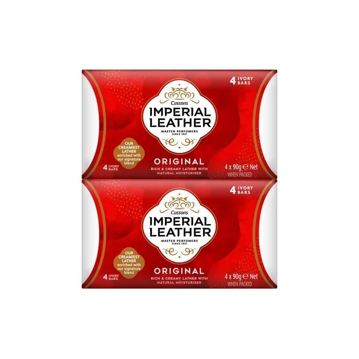 Imperial Leather Bar Soap Original Classic Cleansing Bar Gentle Skin Care 90g