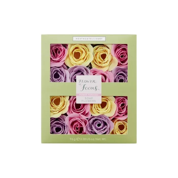Heathcote & Ivory Flower of Focus Soap Flowers Infused with Essential Oils 96g