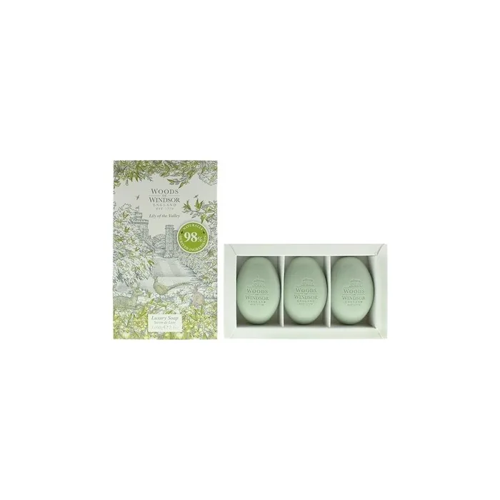 Woods Of Windsor Lily Of The Valley Soap 3 X 60g