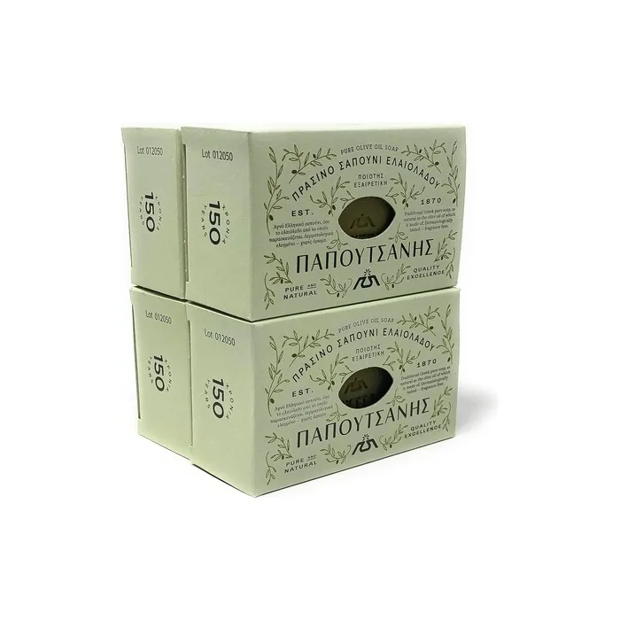 Papoutsanis Pure Greek Olive Oil Soap 8.8 Oz (250g)