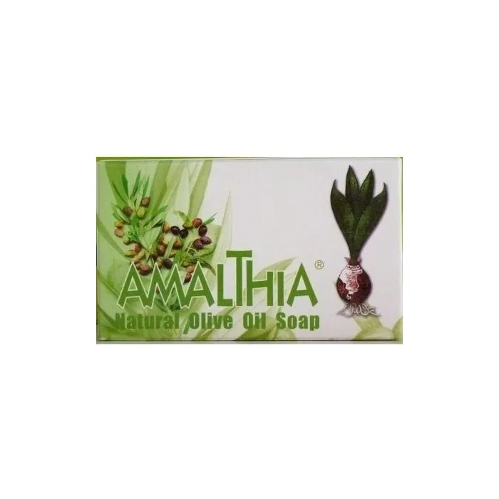AMALTHIA Olive Oil Natural Soap with Wild Onion for Hair Loss 125g