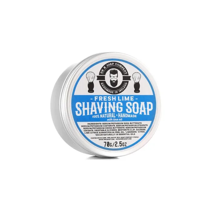 Dr K Soap Fresh Lime Shaving Soap 70g