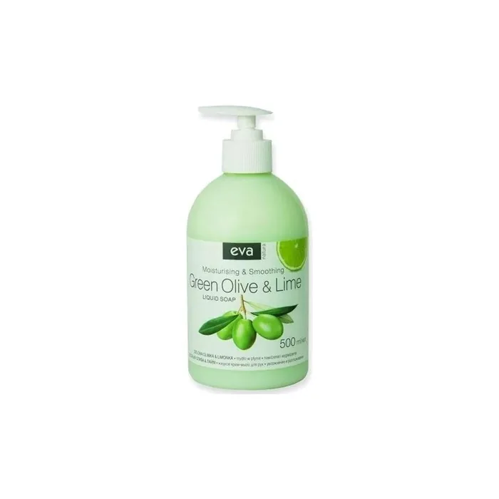 Eva Natura Creamy Liquid Soap 500ml Green Olive And Lime