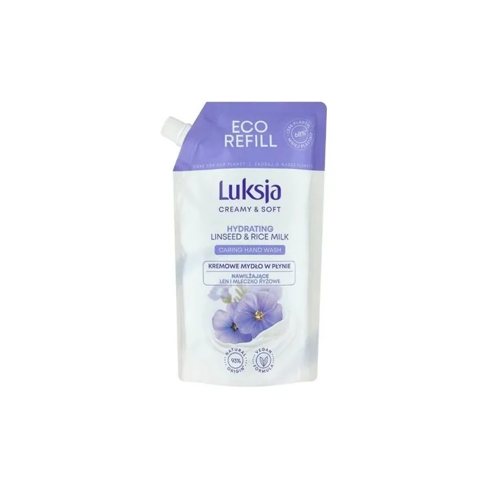 Sarantis Luksja Hydrating Linseed & Rice Milk Liquid Soap 400ml