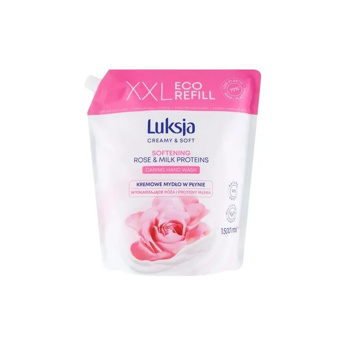 Luksja Softening Rose Milk Proteins Liquid Soap 1500ml