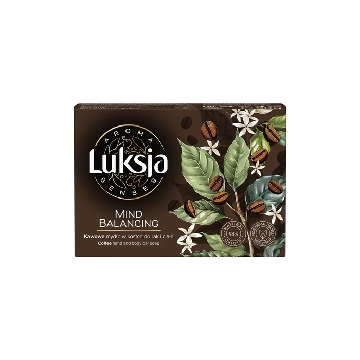 Sarantis Luksja Aroma Senses Mind Balancing Coffee Soap Bar For Hands And Body 90 G