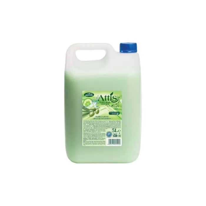 Attis Creamy Liquid Soap with Olive and Cucumber 5 Liters
