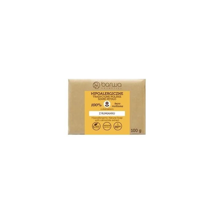 Barwa Hypoallergenic Traditional Polish Gray Soap Chamomile 100ml