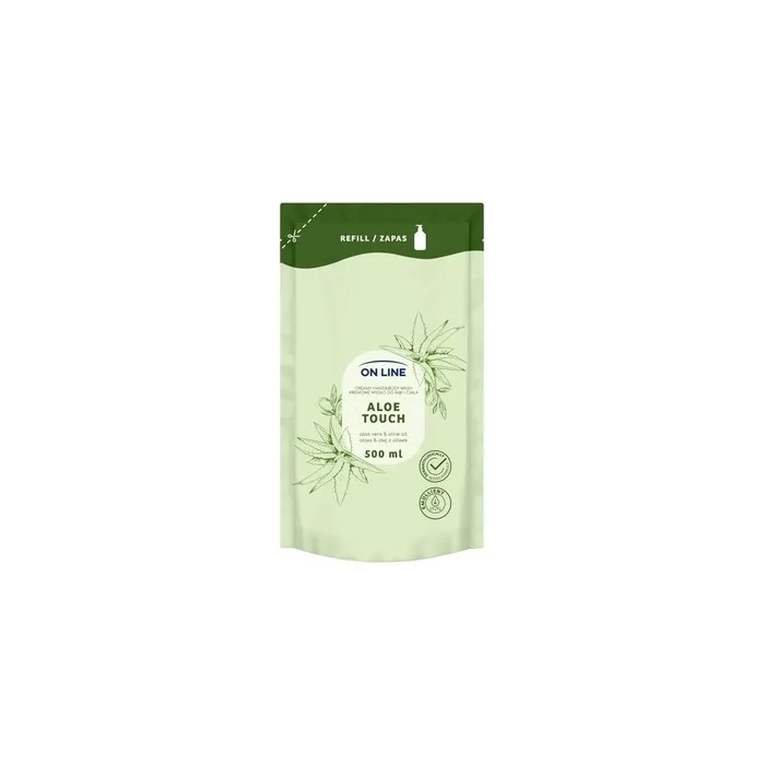 Forte Sweeden On Line Cream Soap For Hands And Body Aloe & Olive Oil Refill 500 Ml
