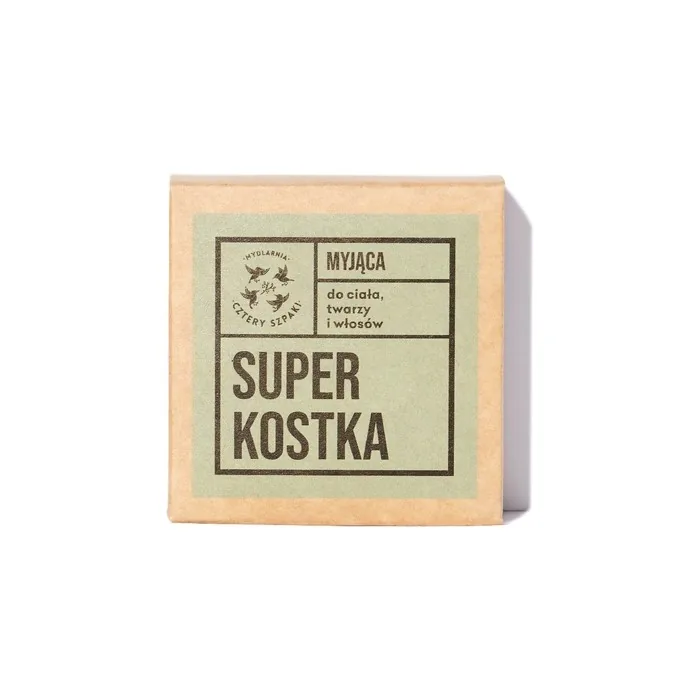 Mydlarnia Cztery Szpaki Super Washing Cube For Body Face And Hair 75g