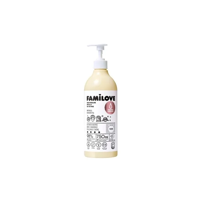 Familove Natural Liquid Soap Blooming Bergamot 750ml