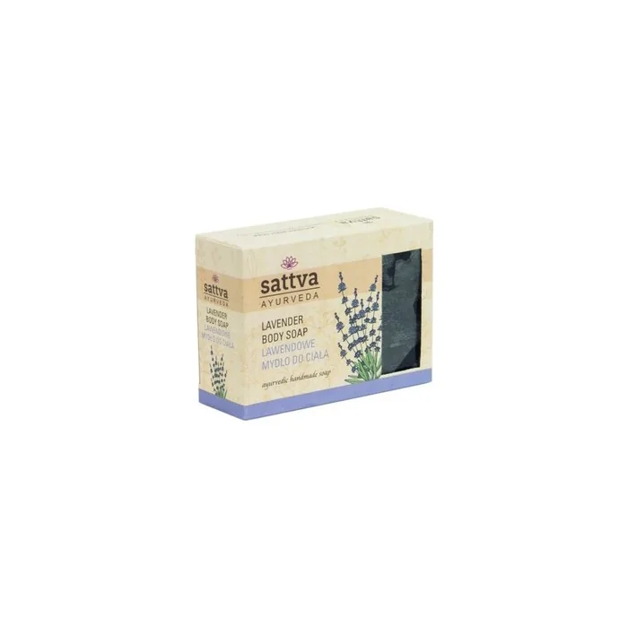 Sattva Body Soap Indian Glycerin Soap Lavender 125g