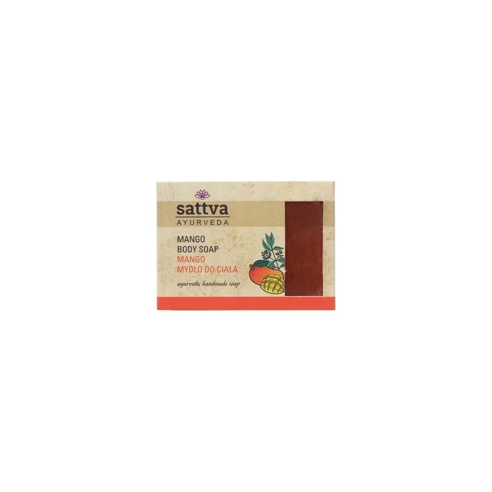 Sattva Body Soap Indian Glycerin Soap Mango 125g
