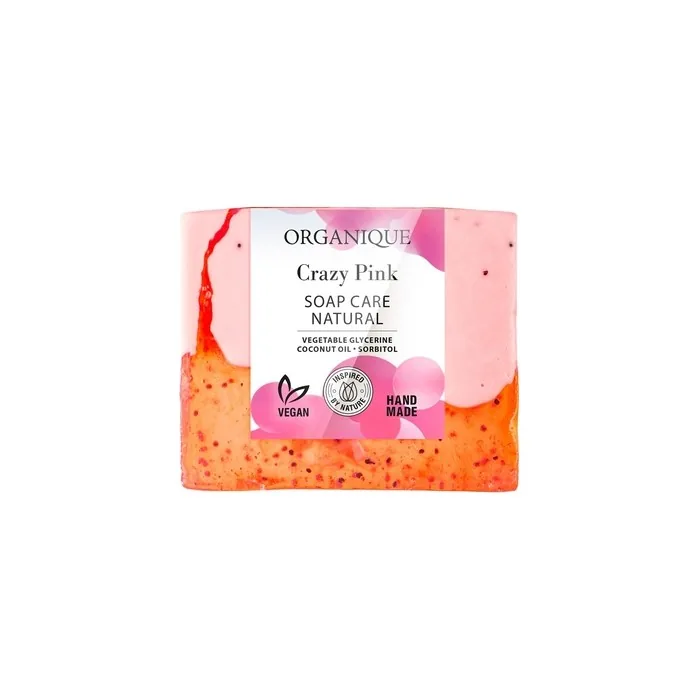 Organique Crazy Pink Natural Care Soap 100g