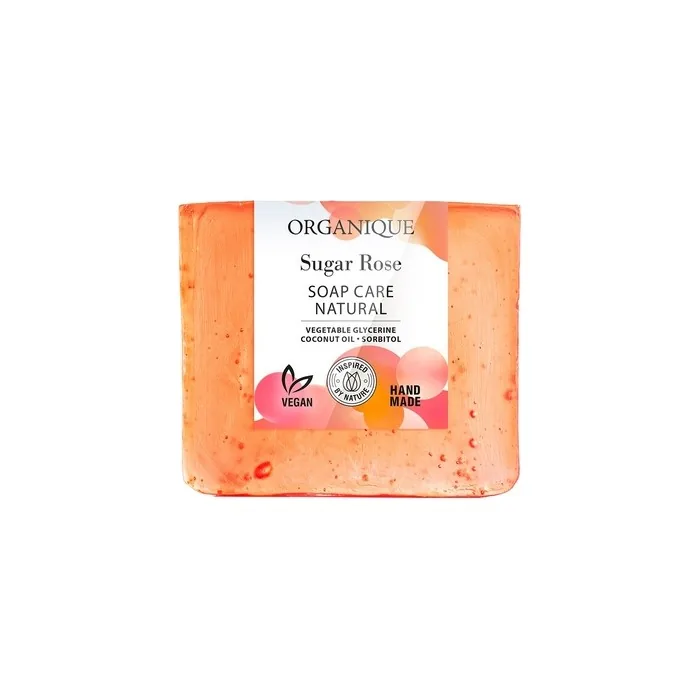 Organique Naturally Caring Soap Sugar Rose 100g