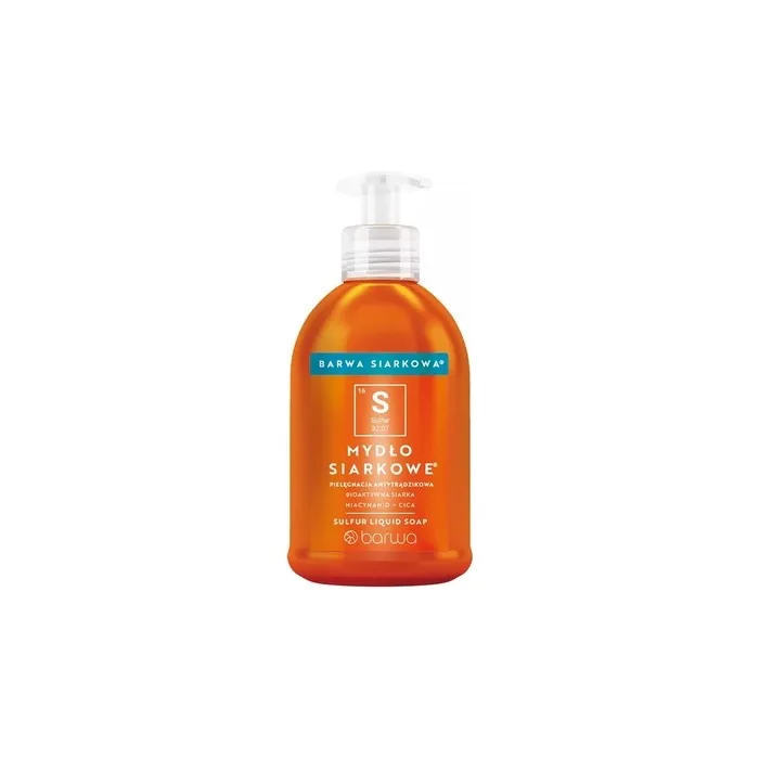 Barwa Sulfur Liquid Soap 300ml - Effective Skin Care